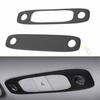 For Tesla Model 3 2017-2021 Matte Black Front Rear Reading Lamp Frame Cover Trim