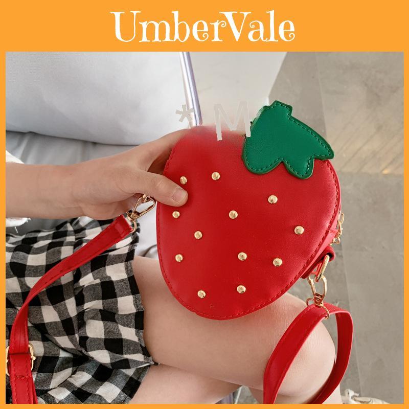 Childrens Cute Fruit Crossbody Bag With Adjustable Strap For Daily Use