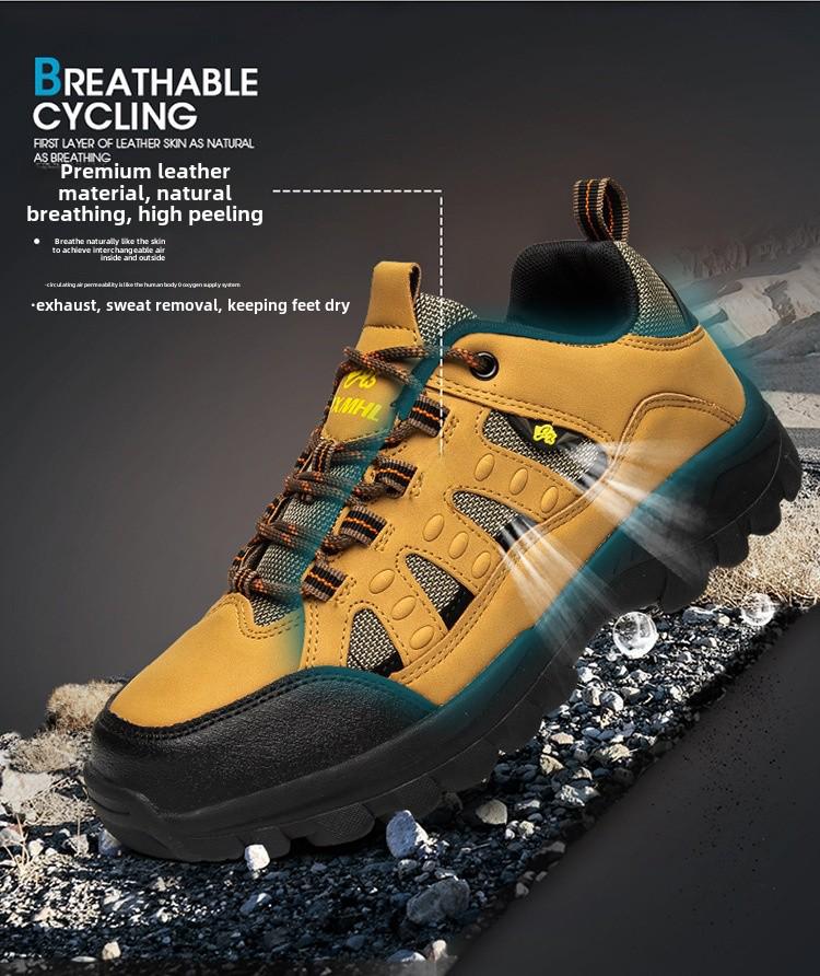 Nové venkovní turistické a horolezecké boty: Pohodlná, prodyšná, ležérní sportovní obuv pro páry