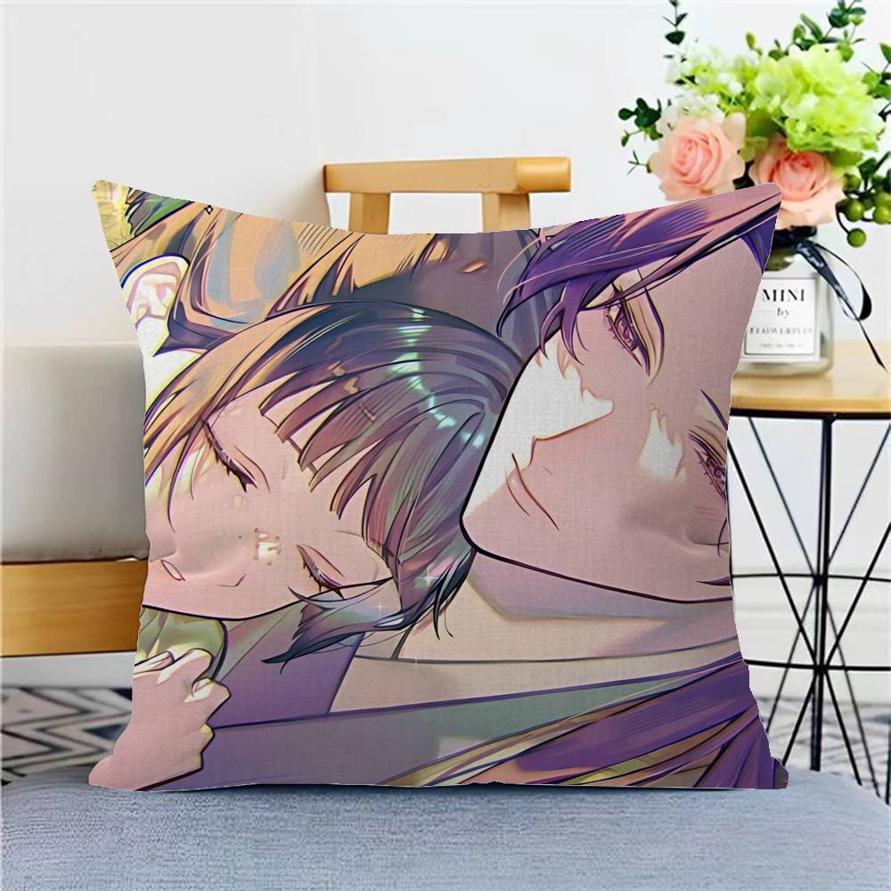 Anime Apothecary Diaries  Cushion Cover Car Throw Pillow Case For Sofa Car Christmas Gift 40x40cm 45x45cm
