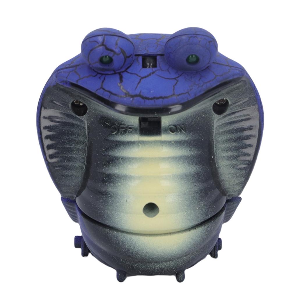 Remote Control Snake Prank Tool Realistic RC Smart Sensing Snake Toy Funny Moving for Kids Blue