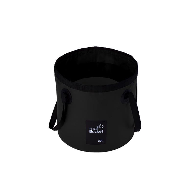Foldable PVC Water Bucket for Camping and Fishing - Portable Multi-Purpose Foot Bath Bucket