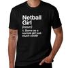 Netball Girl Definition Funny  Sassy Sports Design TShirt Big Size Simple TShirt