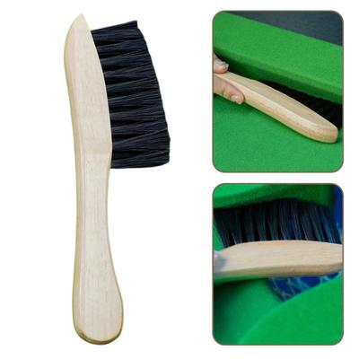 Billard Pool Tisch Reinigung Pinsel Nylon Borsten Pinsel Oberfläche Reinigung Pinsel mit Glatte Holz Griff Pool