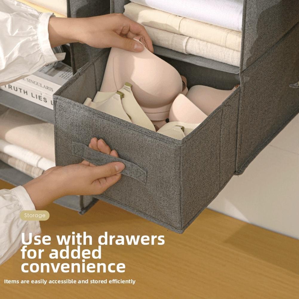 Faltbarer Aufbewahrungs-Organizer Hängendes Schrankregal Einfache Montage