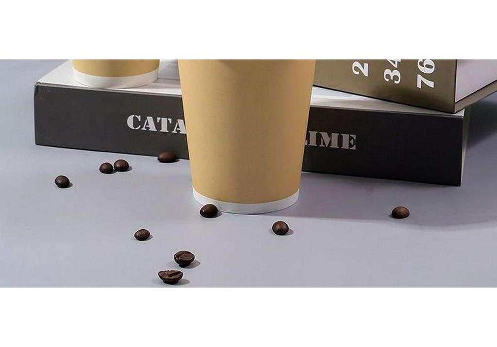 Thickened 250/400ml Disposable Coffee Cups with Lids for Hot and Cold Drinks