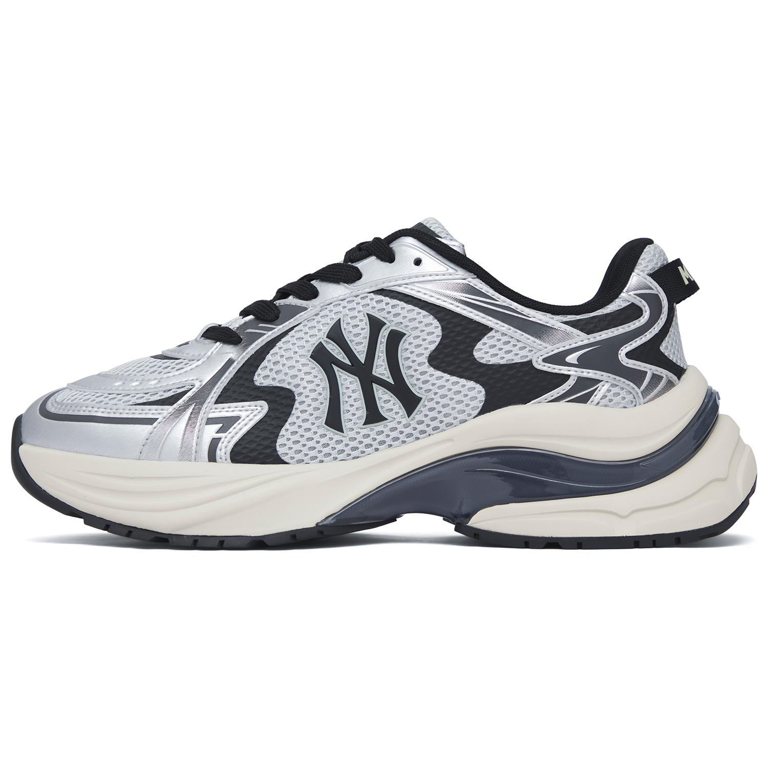 

New MLB New York Yankees Abrasion Resistant Low Top Running Shoes Unisex Millennium Silver 3ARNSPL4N-50SIS 41