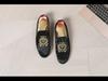 Men's Embroidered Slip-On Loafers: Summer Breathable Round-Toe Casual Shoes