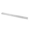 Guitar Ruler Set Stainless Steel High Accuracy Guitar Neck Notched Straight Edge String Action Gauge Ruler Set