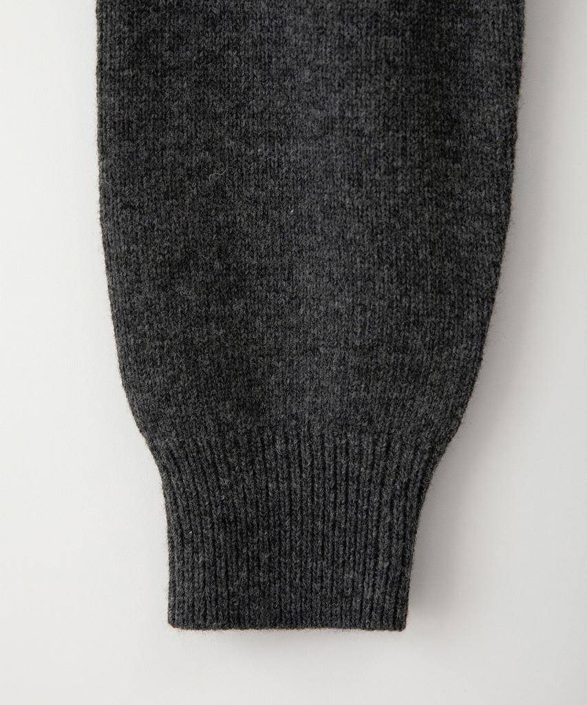 Sseomweeobeoteo Noelle Argyle Knit - Charcoal