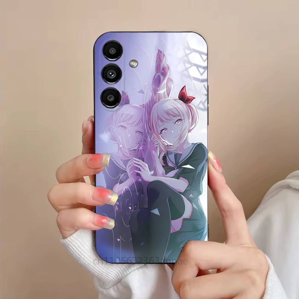 P-project Game Sekai M-Mizuki Phone Case For Samsung S25,24,21,22,23,S30,Ultra,S20,Plus,Fe,Lite,Note,S10,S9,Black Soft Shell