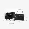 Borsa a mano da donna in vera pelle, grande capacità, disponibile in due misure QSL2727
