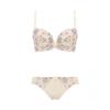 Triumph Beautiful Breast Soft Classy Petals Bra Panty Set Elegant Soft E75 M015 [WEB Exclusive] Bra, & (10215227), Wired, Padded, Design, Material,