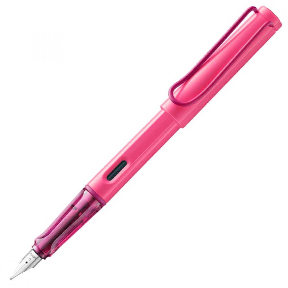 Lamy [ограниченная серия] Safari Неоновый Розовый Перьевая ручка F Тонкий Штрих