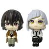 new10cm Bungou Stray Dogs Anime Figure Look Up Nakajima Atsushi Action Figure Q Version Dazai Osamu Figurine PVC Collection Toys