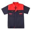 Summer Workshop Durable Polyester Reflective Workwear Set - Short-Sleeve Auto Repair Uniform