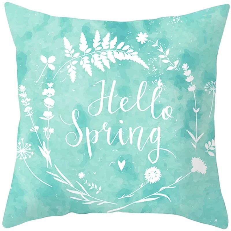 Summer Tropical Style Plant Fruit Print Pillow Case Home Decor for Sofa Car Polyester Throw Pillow Cover Cushion Cover Designer