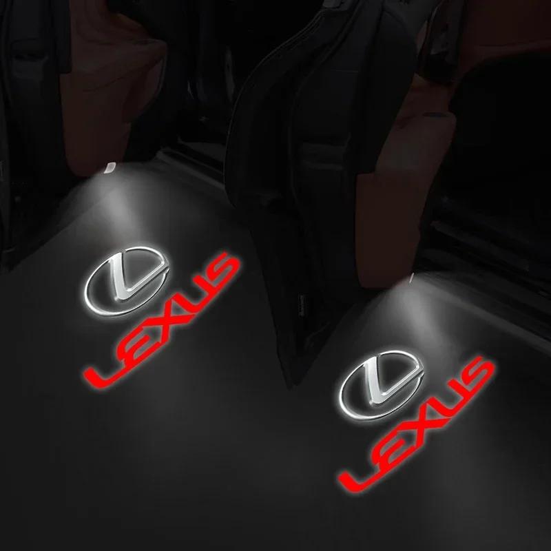 LED Car HD Door Welcome Ghost Shadow Light For Lexus F SPORT ES RX NX LS UX LM LX GX LC RZ IS CT GS RC HS SC TX LBX IS300 RX3