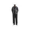 Zara Loose Abstract Print Pattern Lapel Casual Short Sleeve Shirt Men shirts Black 4742670-800