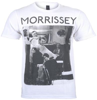 Morrissey T-Shirt Barbershop Offiziell Neu Weiß
