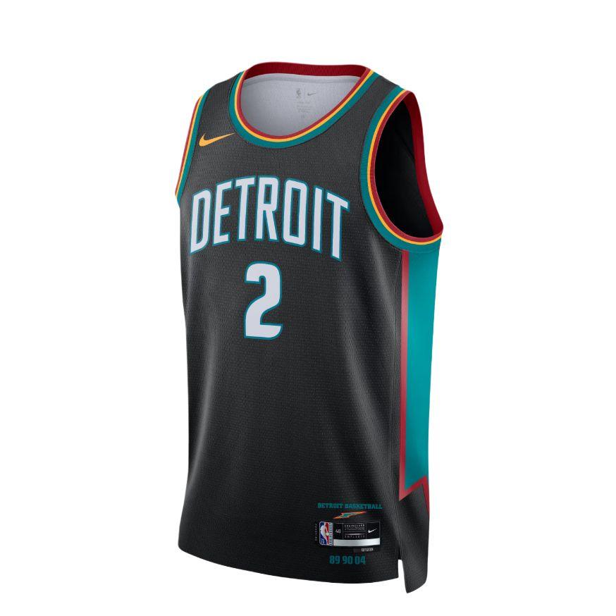 Nike Dri-Fit FW25 НБА Детройт Пистонс Сезон 2025-26 Городская версия С круглым вырезом Повседневная Без рукавов Баскетбольная майка Мужская майка HM5980-018 L