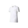 Adidas Logo Print Training Sports Crew Neck Short Sleeve T-Shirt Women Tops White BP8374