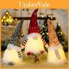 Sparkling Christmas Decoration With Lights Festive Rudolph Plush Doll For Holiday Cheer