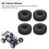 4Pcs/Set Rubber RC Crawler Tires for Axial SCX24 1/24 RC Car Remote Control Car