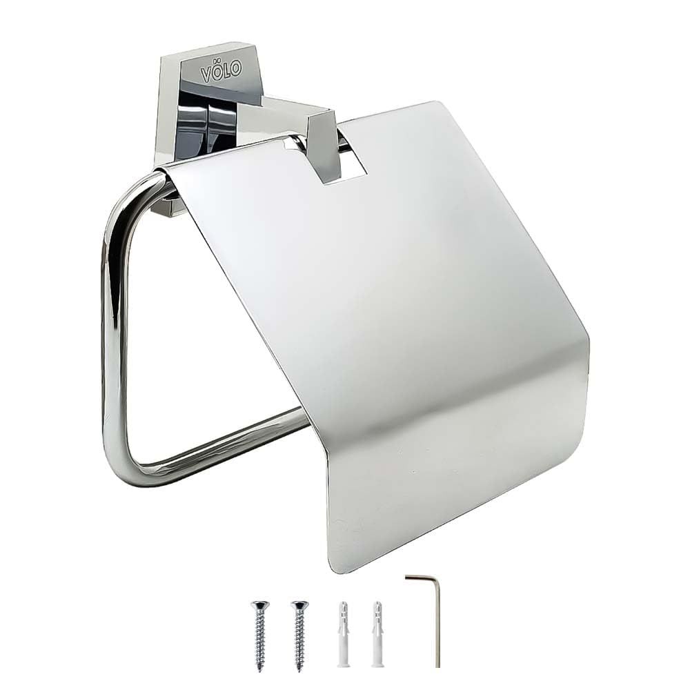 Držák toaletního papíru, Samolepicí držák role, Držák na kapesníky Typ montáže na zeď, Plastový dávkovač do koupelny s držákem na telefon