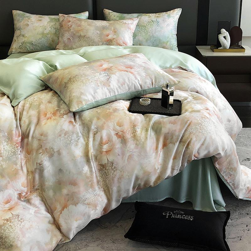 New  Luxury 100% Tencel Bedding Sets - High - Density, High - Count for 1.5m/1.8m/2.0m Beds