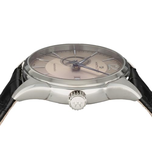 HAMILTON Men's JAZZMASTER Watch H89545721 Automatic, 50M Water Resistant, Sapphire Crystal, Beige Dial, Stainless Steel