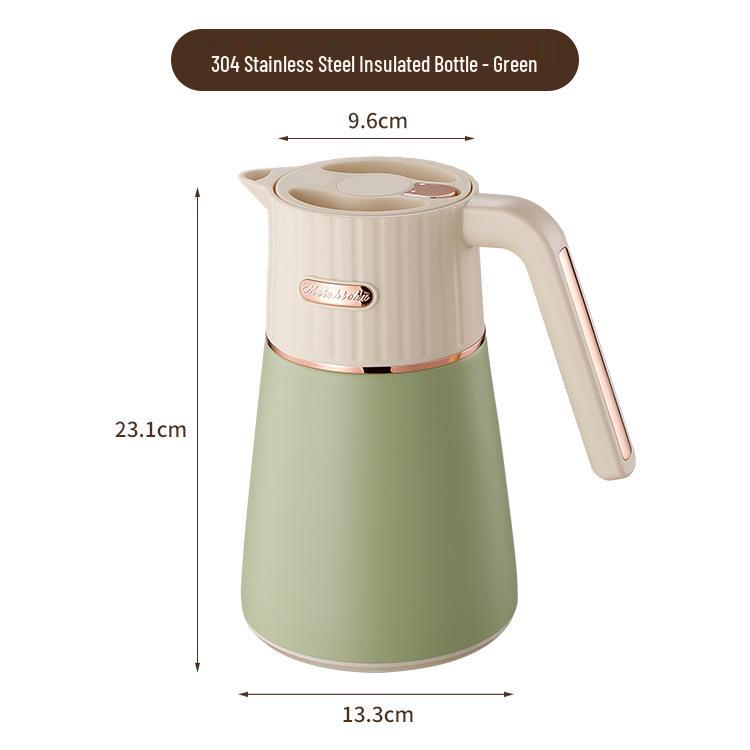 

304 Stainless Steel Large Capacity Thermos Kettle – Household & Dormitory Hot Water Bottle 1.5L