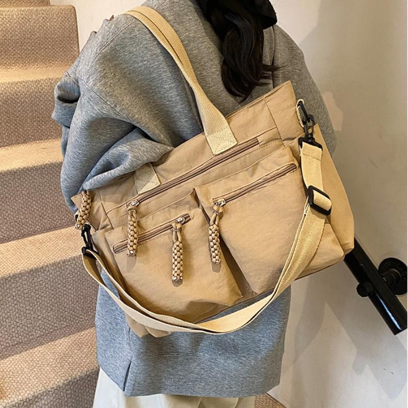 Casual Large Capacity Women's Crossbody Bags Nyl Multi-pocket Commuter Ladies Shoulder Bag Fashi Travel Female Handbag Tote