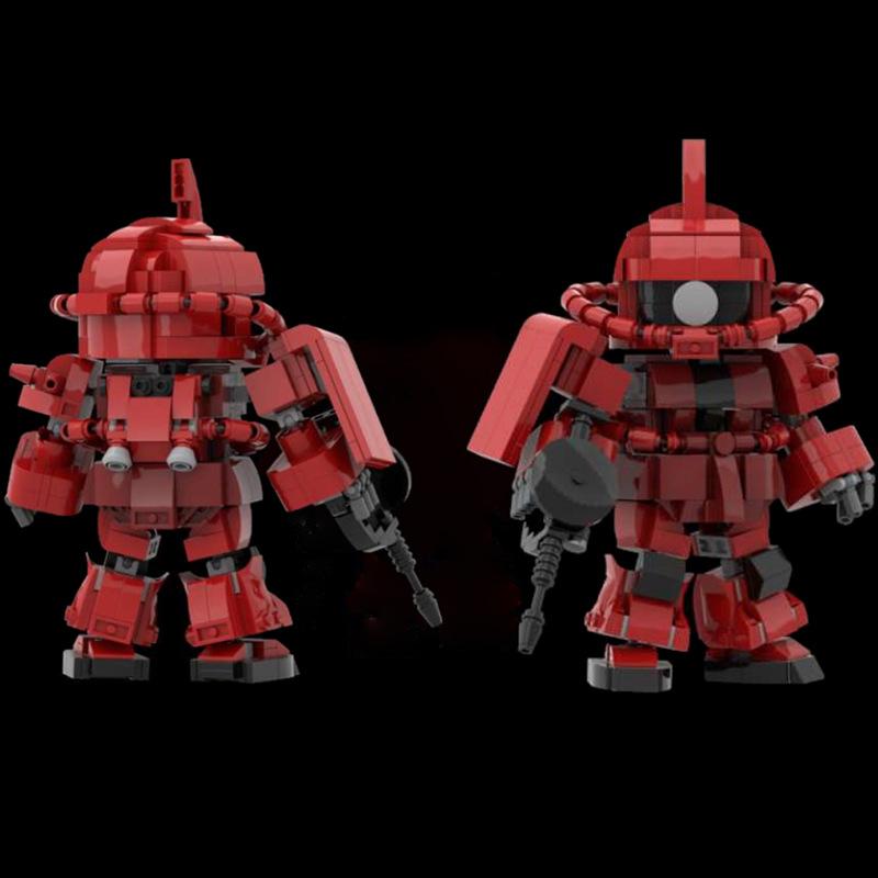 Building Block Is Compatible With Ms-06S Slag Ancient Ii Creative Assembly, Toy Building Block Assembly Children'S Education