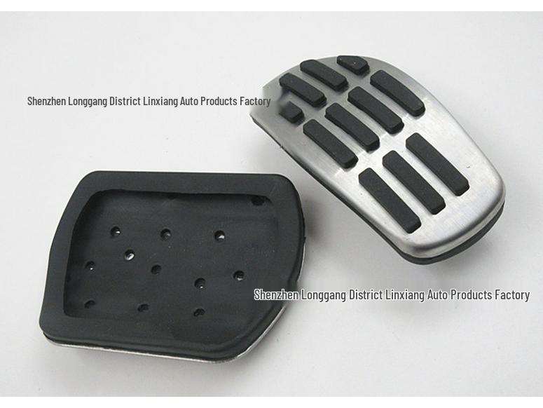 Stainless Steel Anti-Slip Accelerator & Brake Pedals for Koleos, Kadjar
