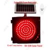 Solar Red Flashing & Constant Red Light Railway Crossing Signal