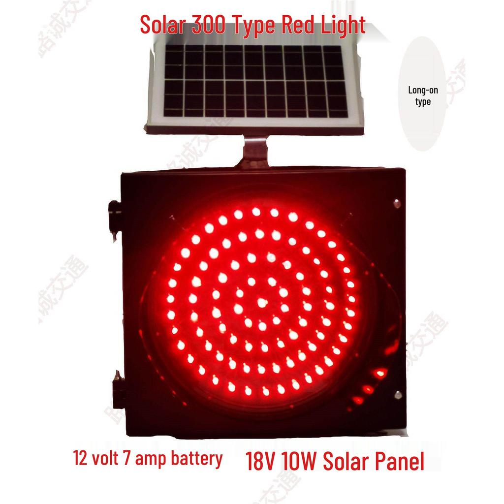 Solar Red Flashing & Constant Red Light Railway Crossing Signal