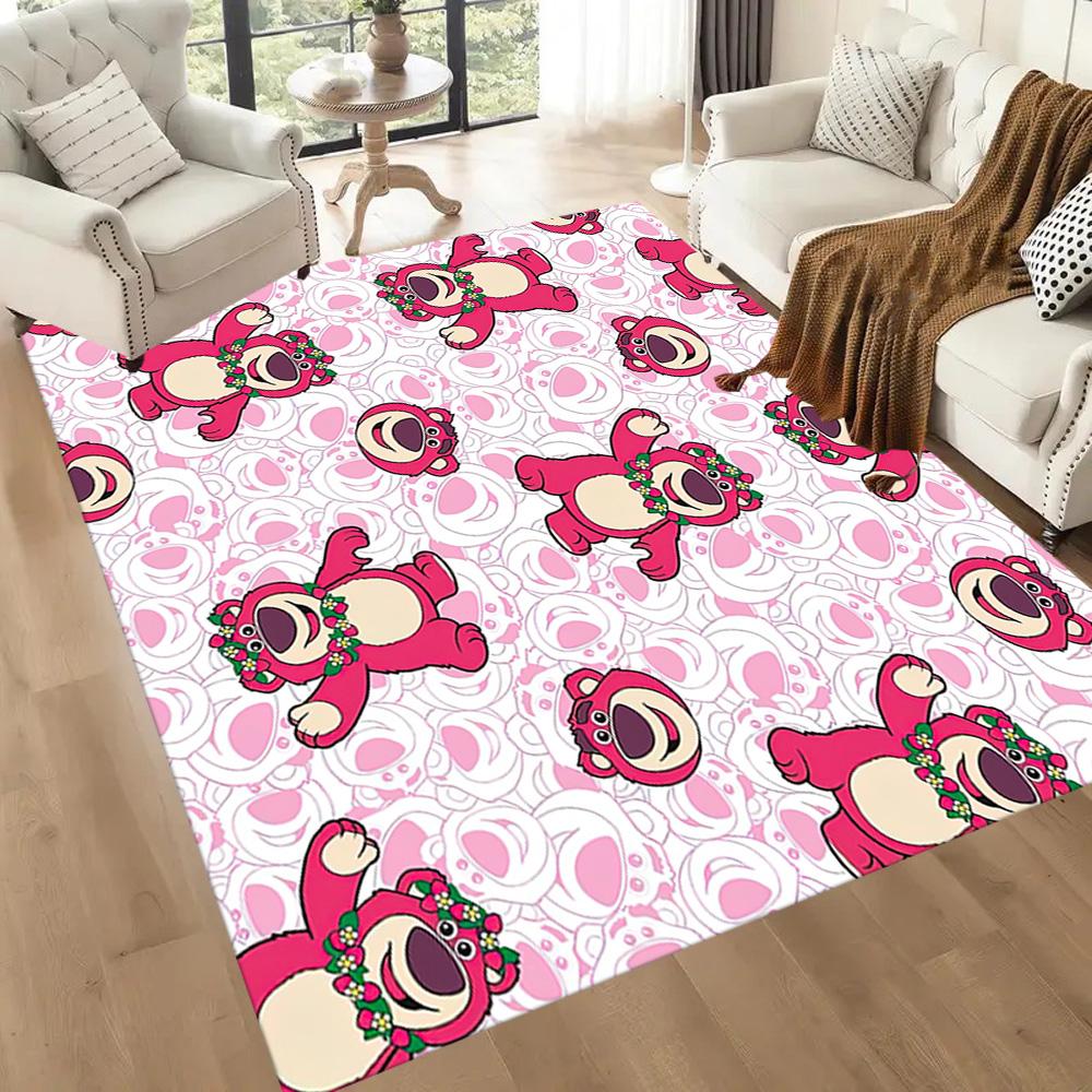 Teddy Bears Seamless Pattern Square rugs are a great choice for living rooms, bedrooms, home décor, and as gifts.