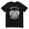 Cool Twin Cities Minnesota MN Baseball Skyline St. Paul-MPLS T-Shirt