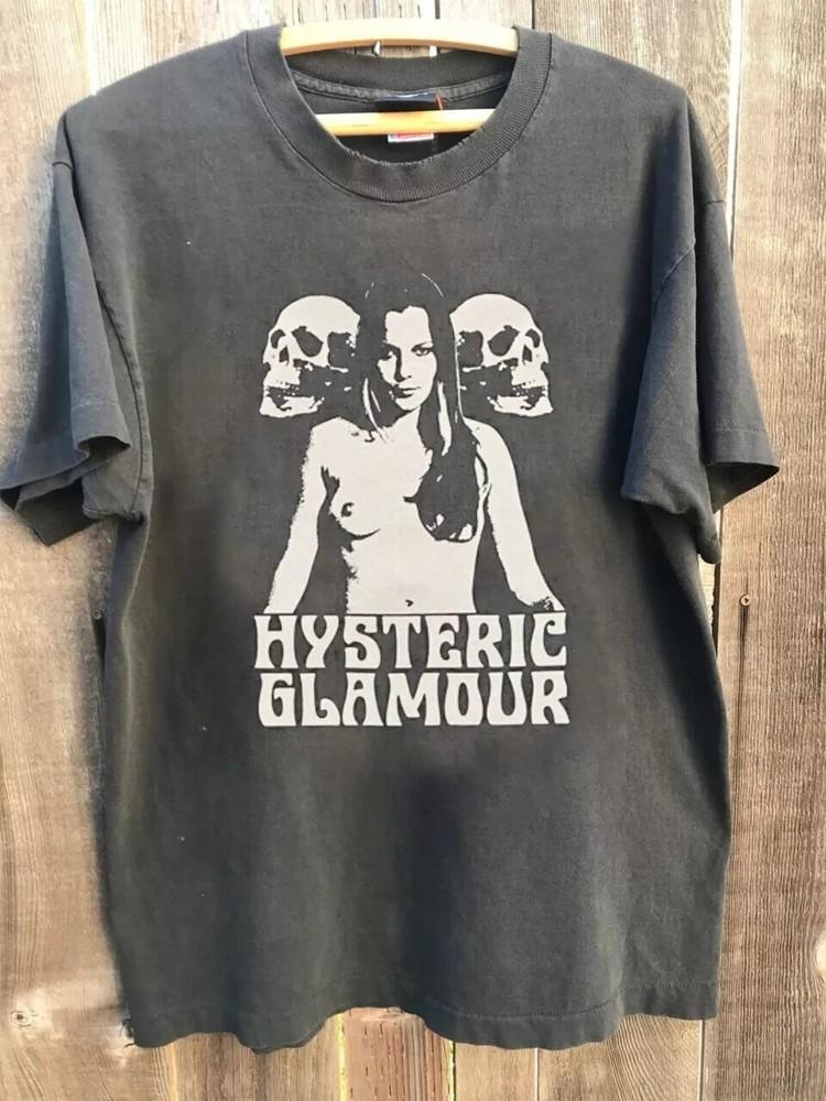 Hysteric Glamour Skull Basic Style Charcoal Unisex T shirt Reprint S-5XL Unisex T-Shirt XXL