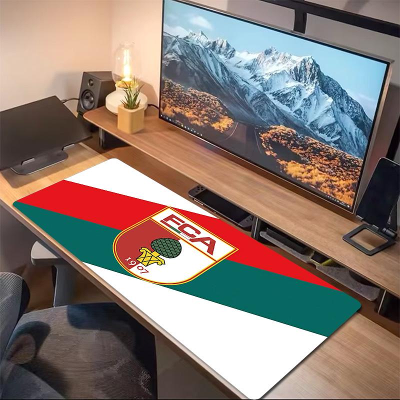 FC Augsburg2 Print  Cushion Non-slip Laptop Tablet Big Mousepad XXL Mat Mini PC Playmat With Lock edge