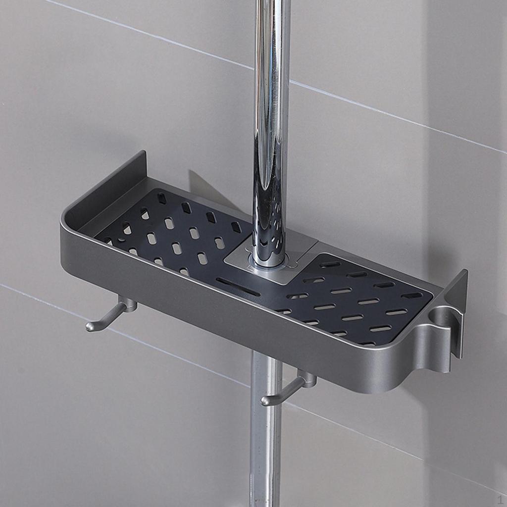 Adjustable Shower Caddy for Bathroom Storage Solution