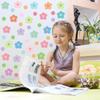 Cartoon Flower Wall Stickers Polka Dots Beautiful Home Living Room Self-adhesive PVC Decoration Kindergarten Children's Room Wall Stickers