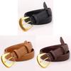 Womens Genuine Leather Belt With Pin Buckle For Casual Jeans Fashion Accessory