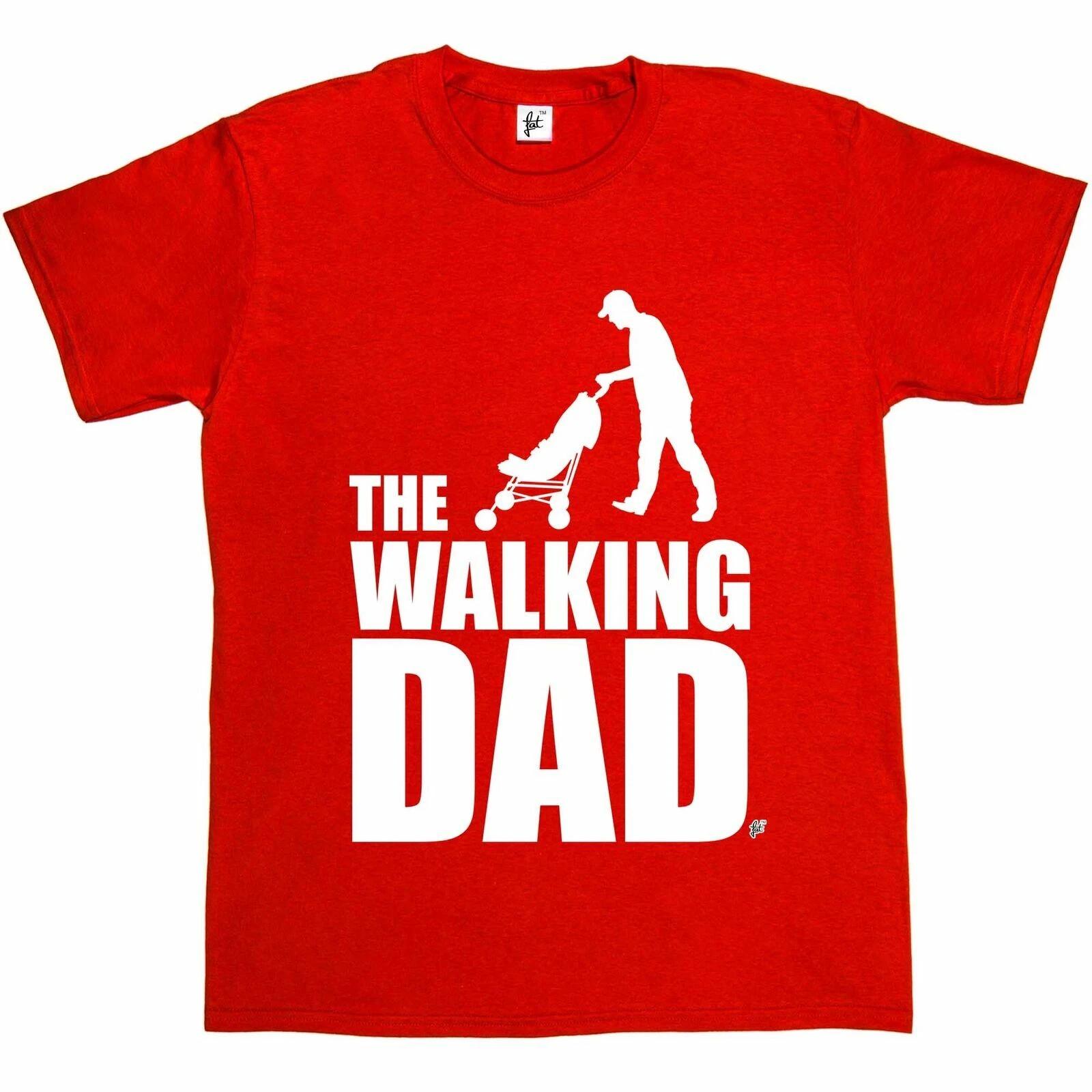 The Walking Dad Funny Parody Zombie Dead Undead Mens T-Shirt XL