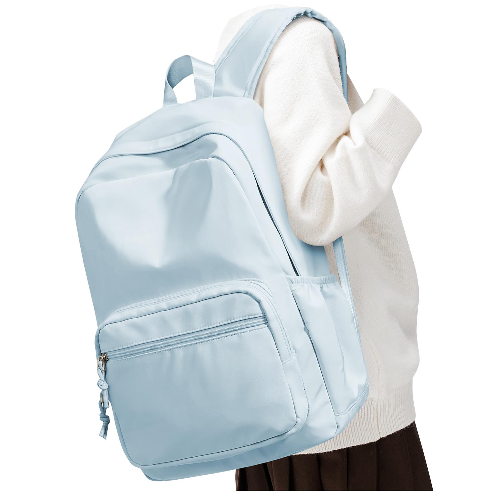 

Рюкзак для школы, рюкзак для старшеклассников, рюкзак для подростков, девочек, мальчиков, легкий рюкзак для колледжа для женщин, мужчин, рюкзак на каждый день светло-синий