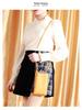 2025 Women's Korean Style Lychee Grain Large Capacity Crossbody Phone Bag & Wallet.