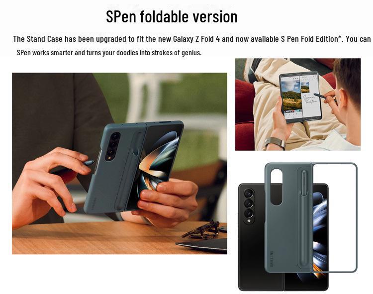 Samsung Z Fold5 Original Vertical Protective Case with SPen, Folding Screen Anti-Fall Cover - Suitable for Fold4.