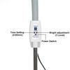Floor Stand IR Infrared Heating Therapy Lamp Beauty Salon Physiotherapy Light 9 Gears Temperature Folding Design (100-240V)  275W