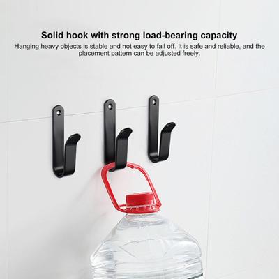 2 Pcs Snowboard Wall Mount Hooks Punching Great Load Bearing Thickened Heavy Duty Anti-slip Bag Hat Plaque Tools Clothes Surfboard Skateboard